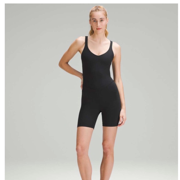 Lululemon Align Bodysuit 6" Black - Picture 1 of 10